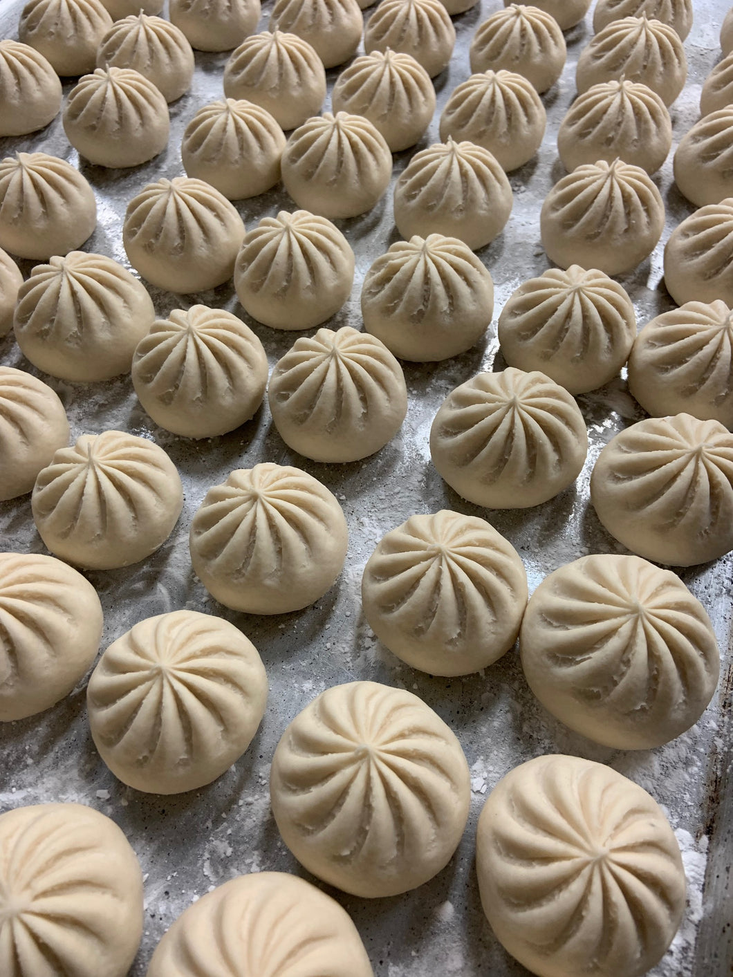 Frozen Steam Buns: Tofu Lion's Mane Zucchini per bag(6 buns)